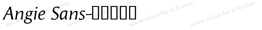 Angie Sans字体转换